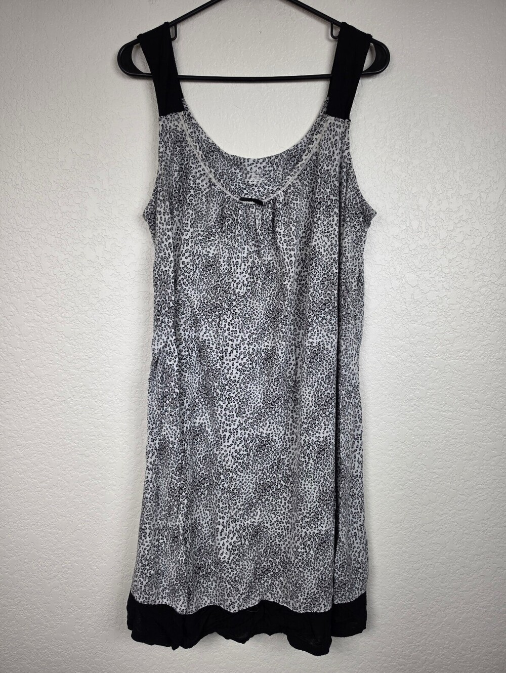 George Women's Sleeveless Leopard Print Dress Large